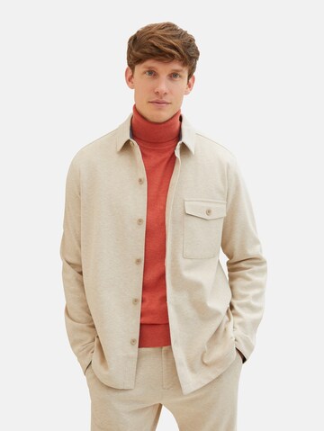 TOM TAILOR Regular fit Skjorta i beige