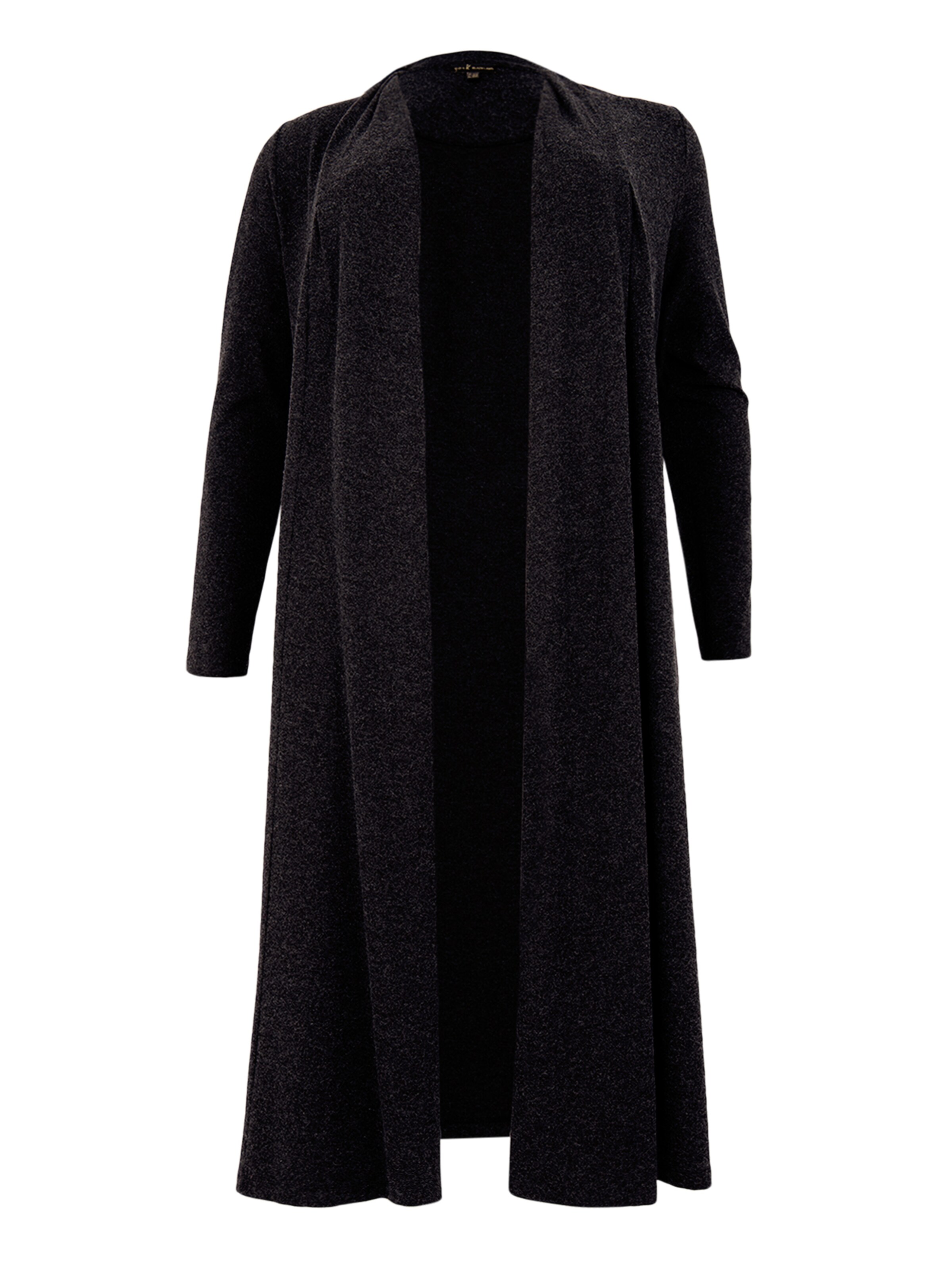 YOEK Strickjacke in Grau: Vorderseite