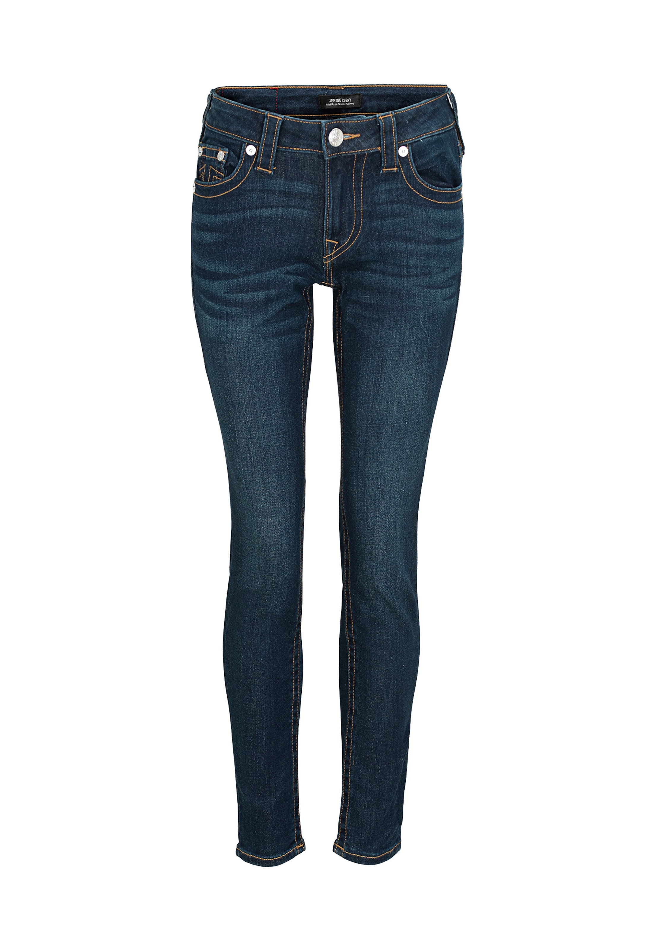 True Religion Skinny Jeansy 'Jennie' w kolorze niebieski: przód