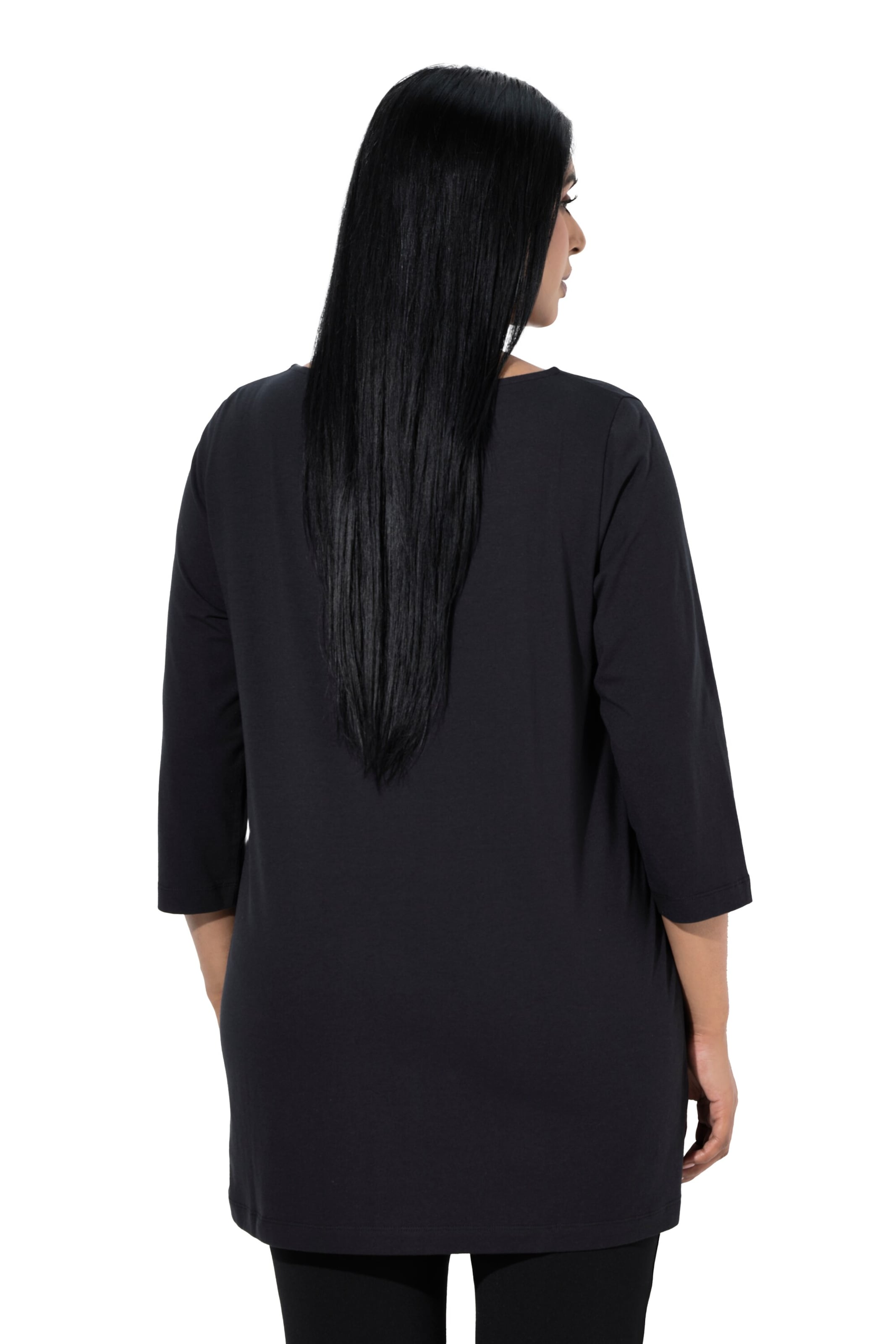 T-shirt Ulla Popken en noir