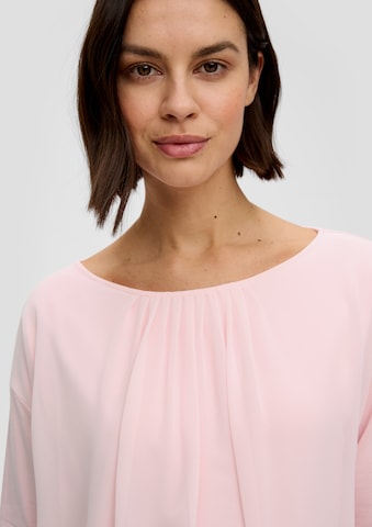 s.Oliver BLACK LABEL Bluse in Pink