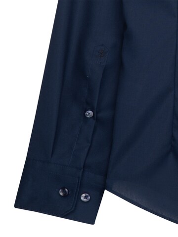 SEIDENSTICKER Slim Fit Hemd in Blau