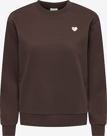 JDY Sweatshirt 'JDYPARIS' i brun: forside