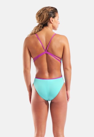 ARENA - Bustier Traje de baño 'LACE BACK SOLID' en verde