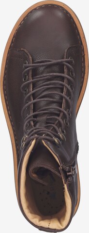 EL NATURALISTA Lace-Up Ankle Boots in Brown