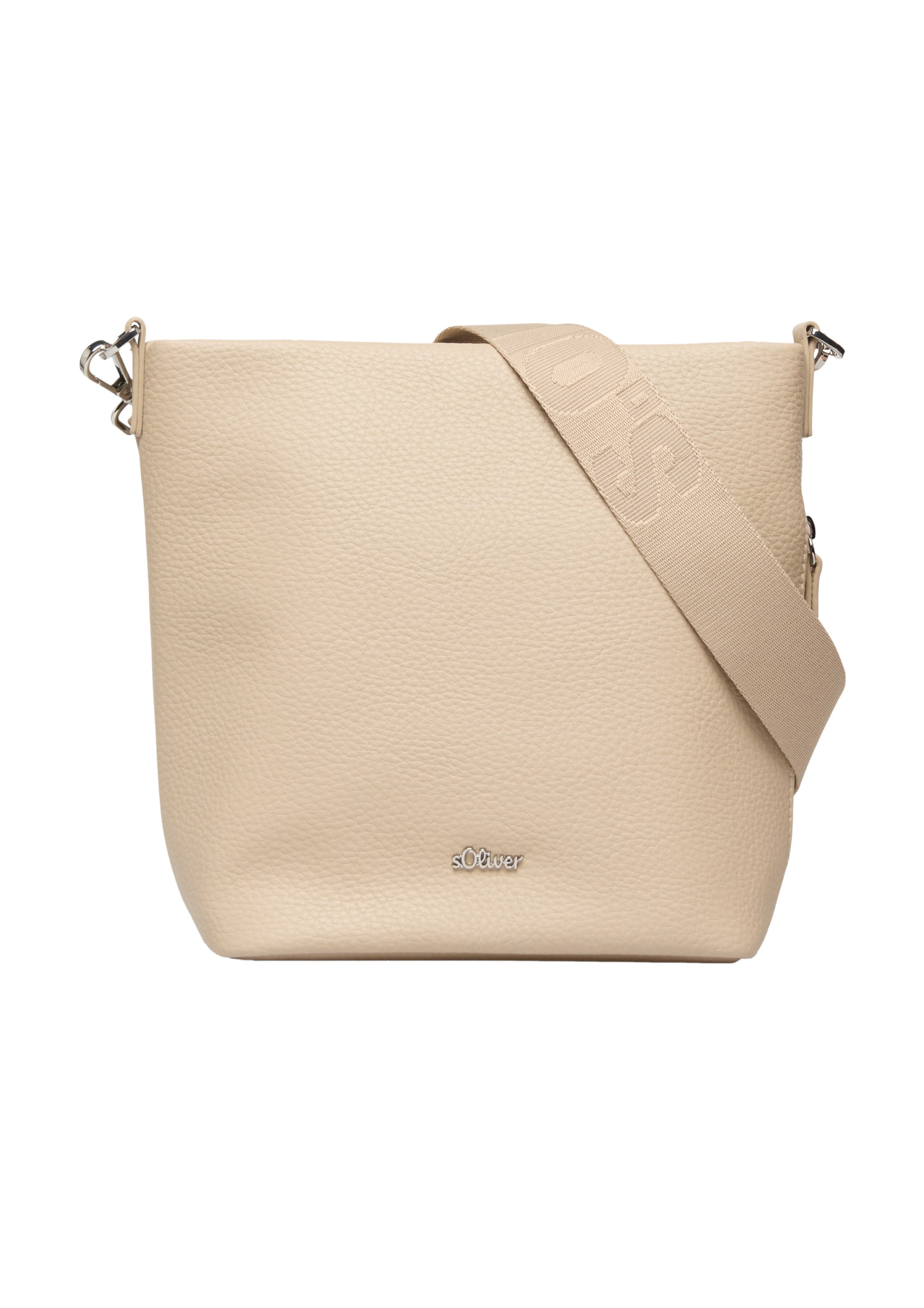 s.Oliver Schoudertas in Beige: voorkant
