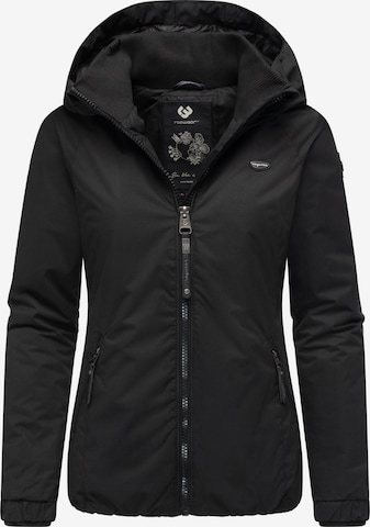 Ragwear Outdoor Jacket 'Dizzie' in Black: front