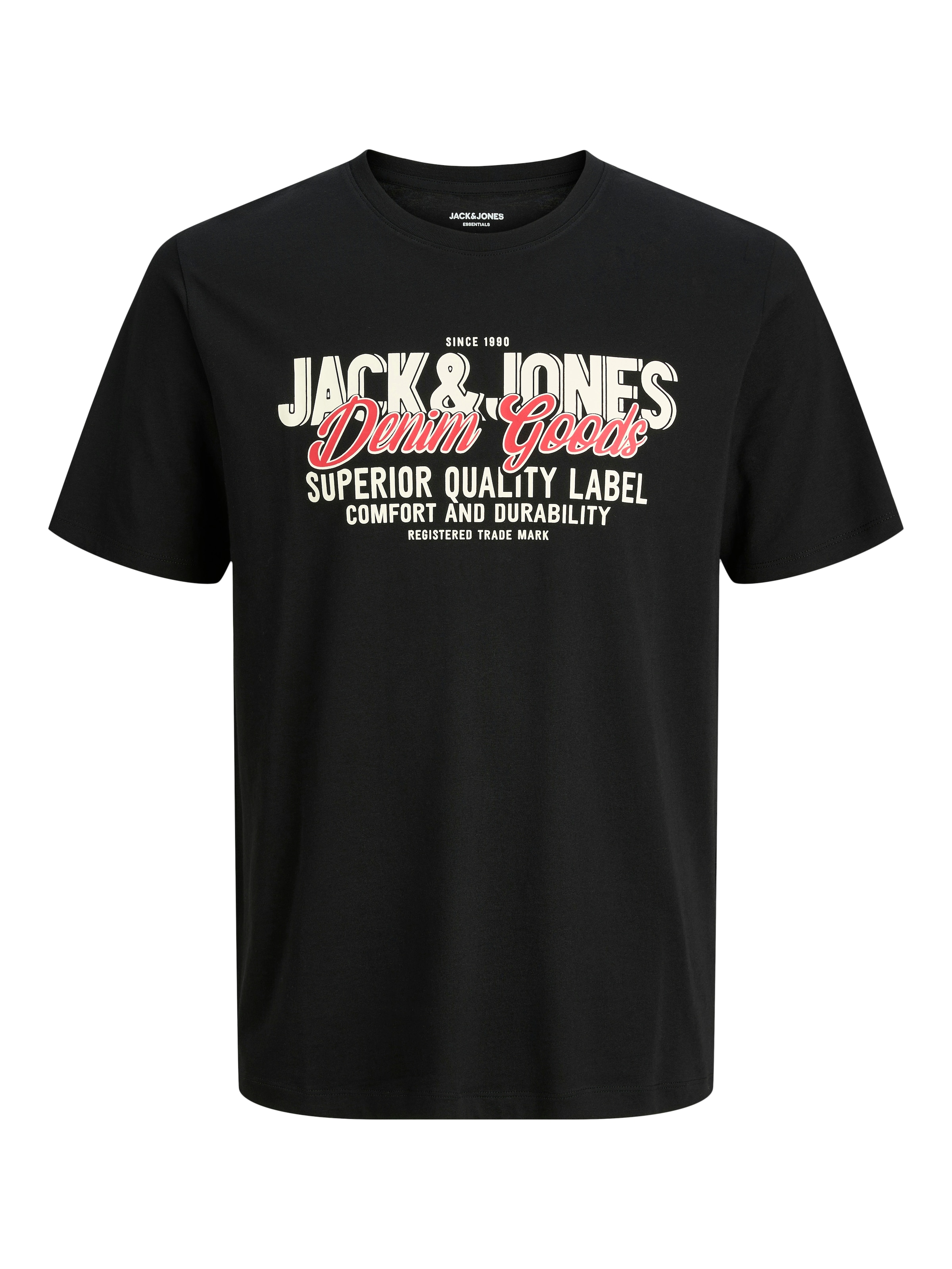 Maglietta di JACK & JONES in nero: frontale