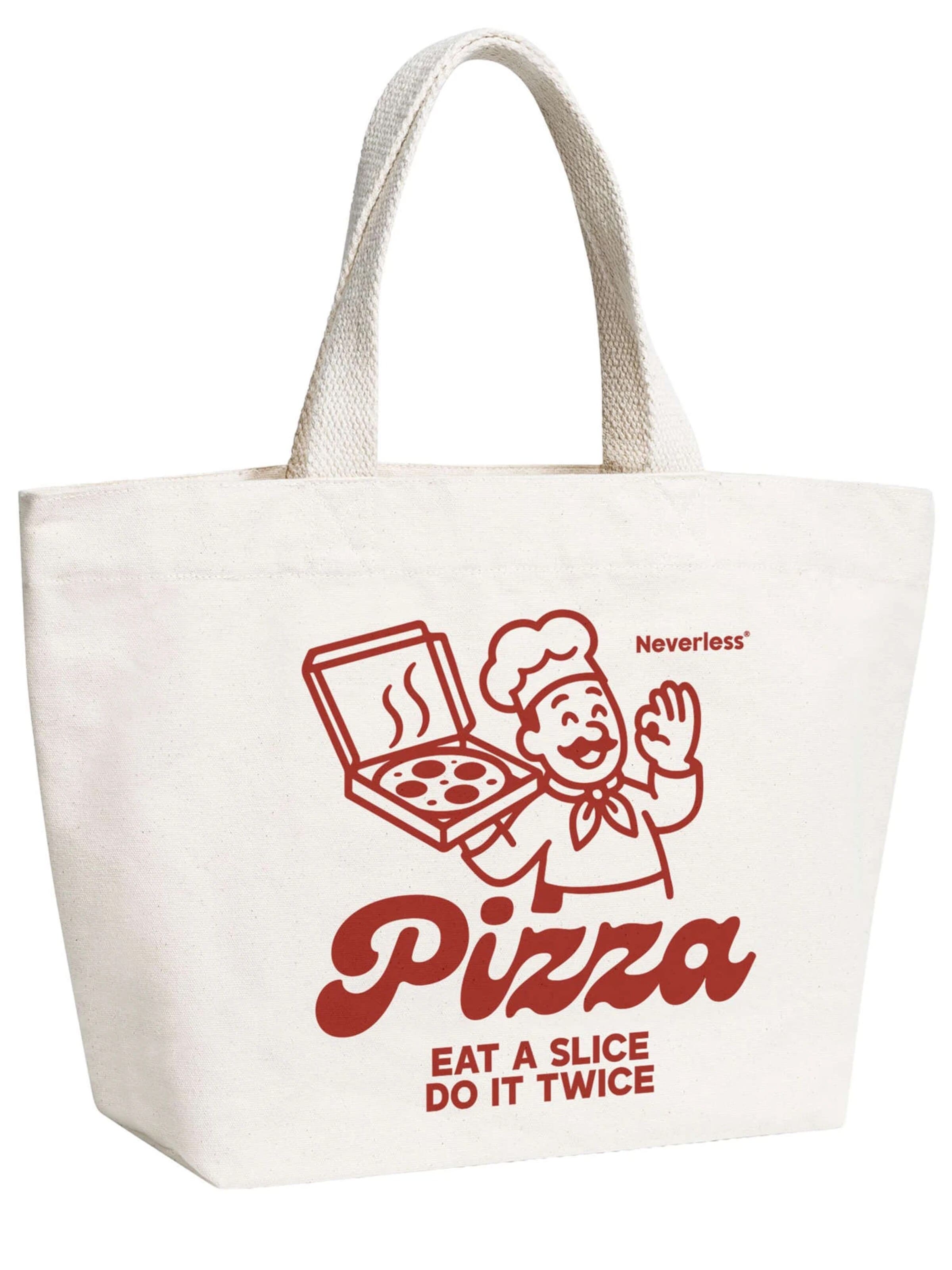 Neverless Strandtasche 'Pizza Lovers Club'‌‌‌‌ in One Size in nude, Produktansicht