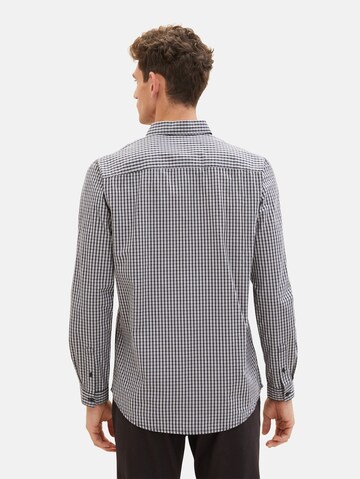 TOM TAILOR Regular fit Button Up Shirt in Blue