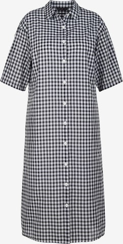 Emilia Lay Shirt Dress in Black: front