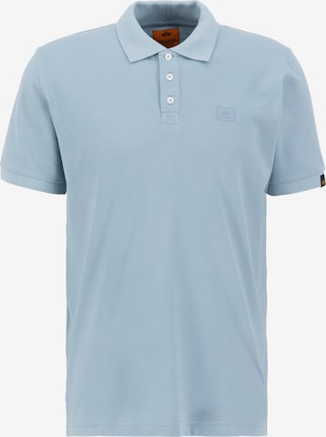 ALPHA INDUSTRIES Shirt in Blue: front