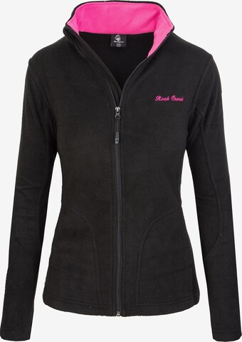 Rock Creek Fleece Jacket in Black: front