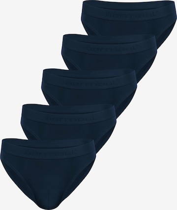 Slip 'Sliwen' normani en bleu : devant