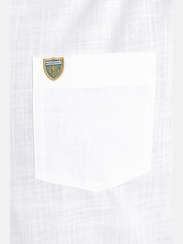 Charles Colby Comfort fit Button Up Shirt ' Duke Kerry ' in White