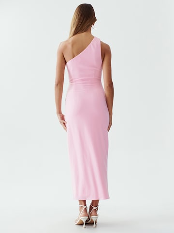 Calli Koktejl obleka 'HAZLE' | roza barva: zadnja stran