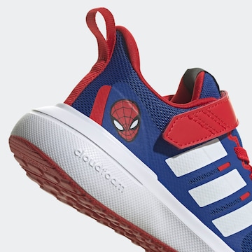 ADIDAS SPORTSWEAR Athletic Shoes 'Marvel Fortarun Spider-Man 2.0 Cloudfoam Lace Strap' in Blue