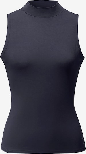 CURARE Yogawear Sporttop 'Stand Up Collar' in navy, Produktansicht