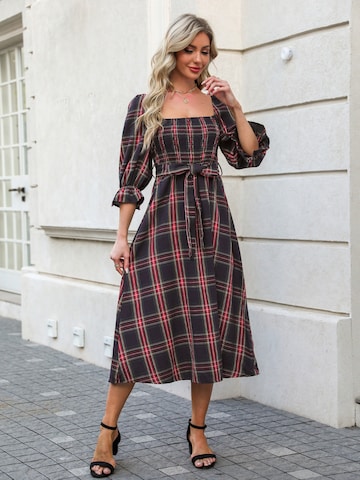 Cupshe Jurk 'Plaid' in Blauw