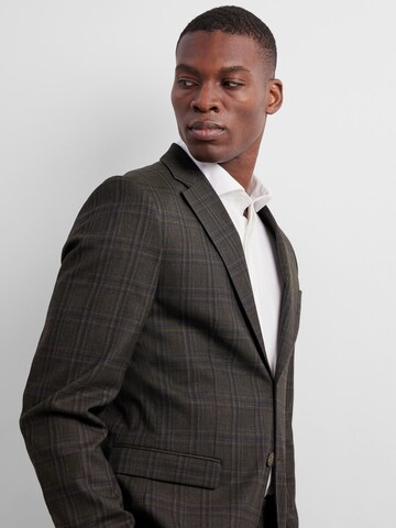 Coupe slim Veste de costume SELECTED en marron