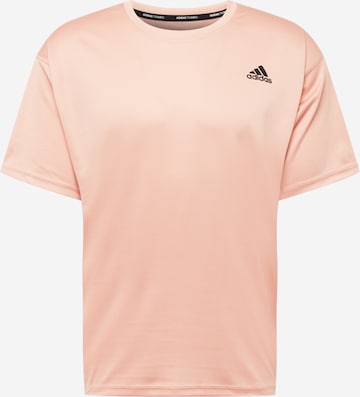 T-Shirt fonctionnel ADIDAS SPORTSWEAR en rose : devant