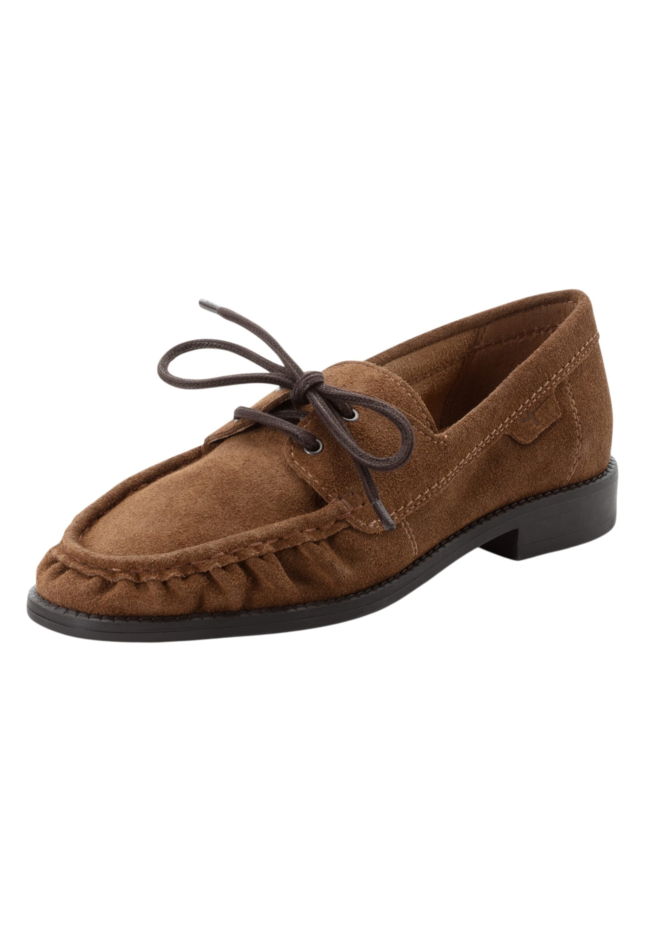 Tamaris - Zapatos con cordón en marrón: frente