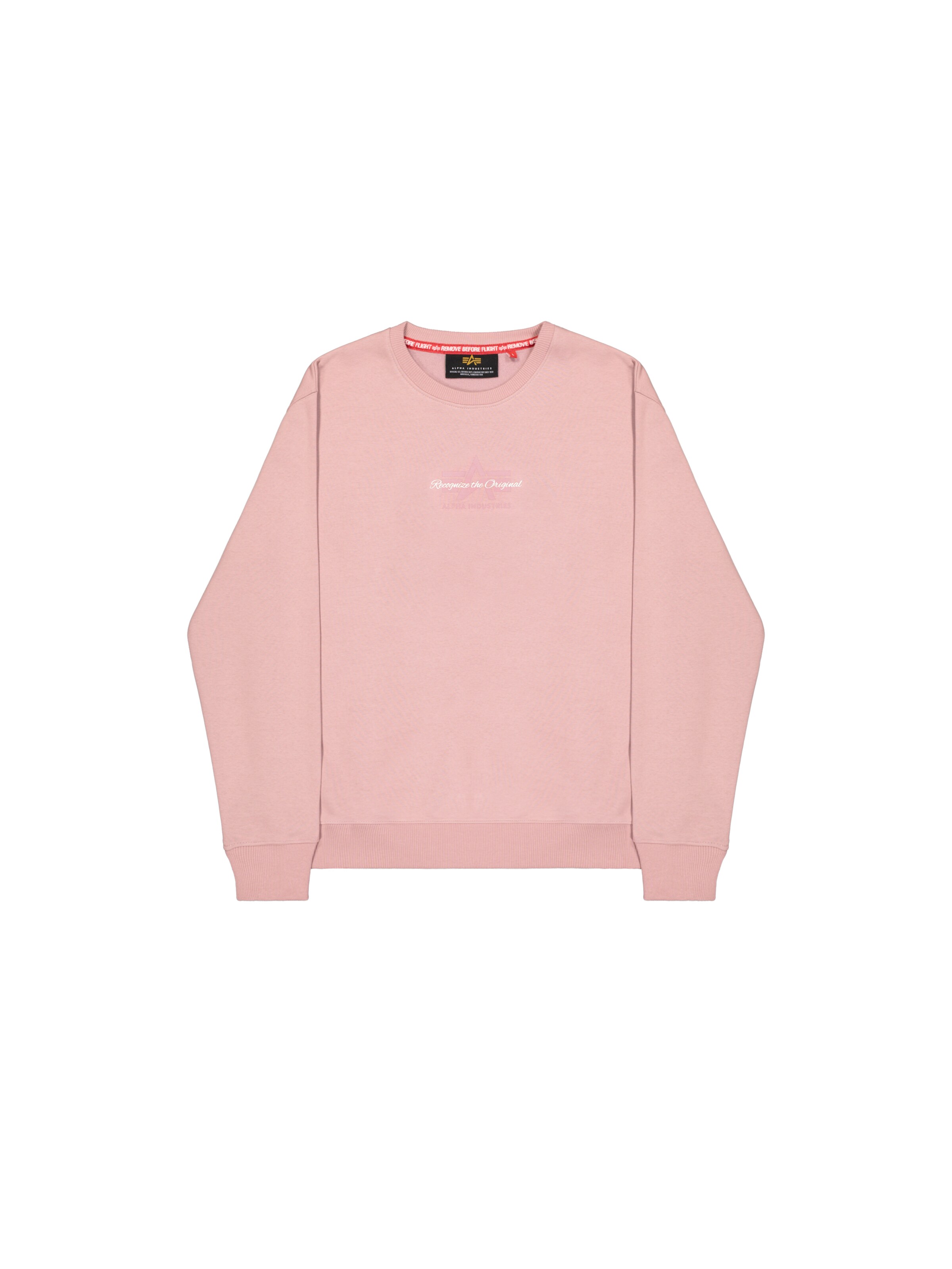 ALPHA INDUSTRIES Sweatshirt in Pink: Vorderseite