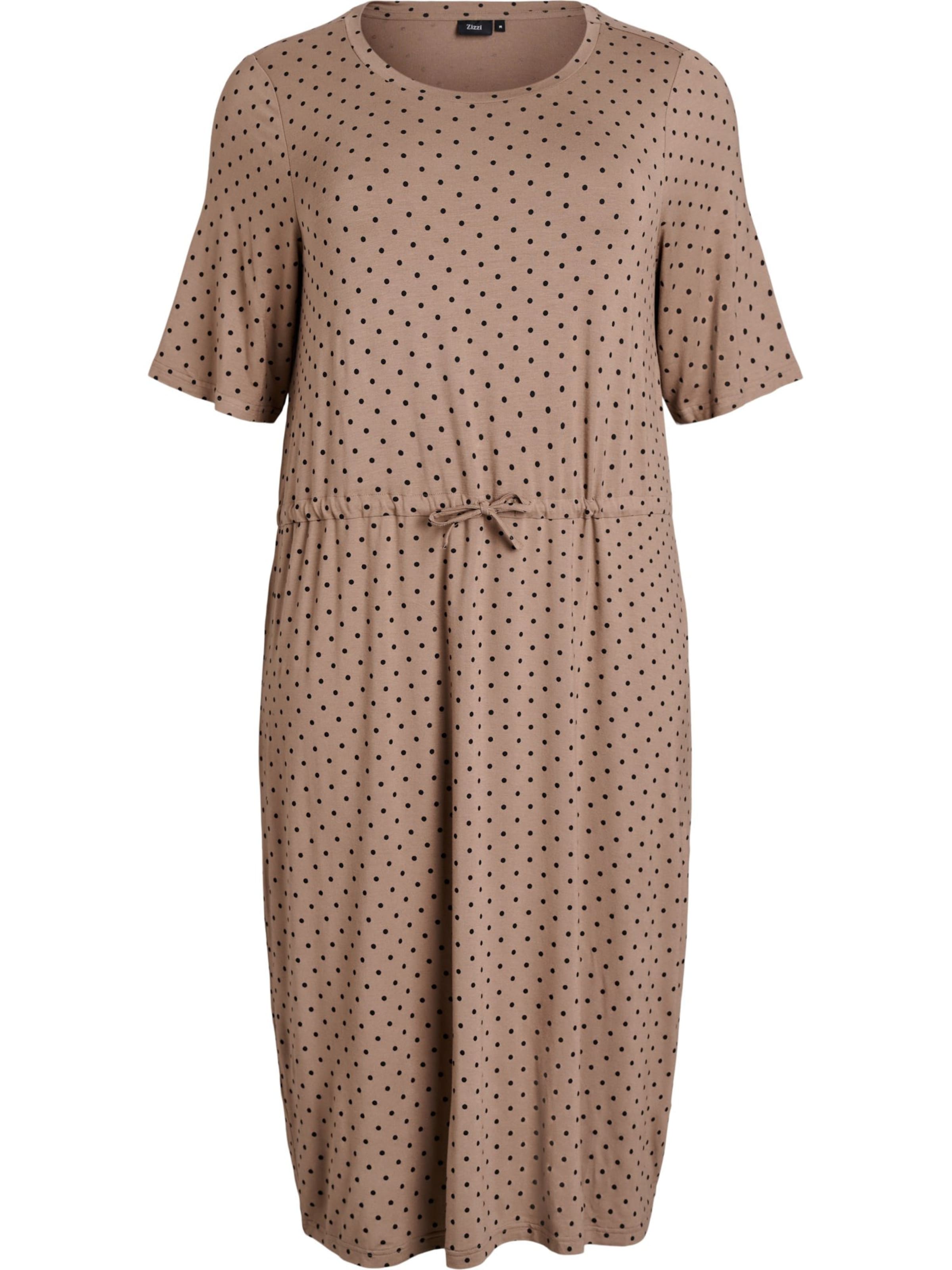 Abito 'Pira' di Zizzi in marrone: frontale