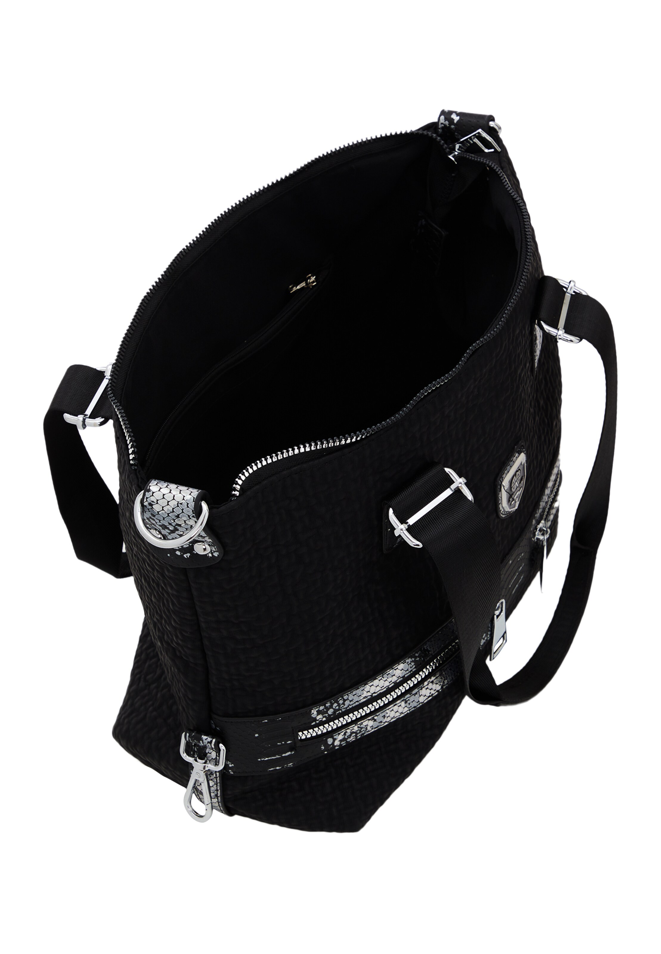 NAEMI - Mala de ombro em preto