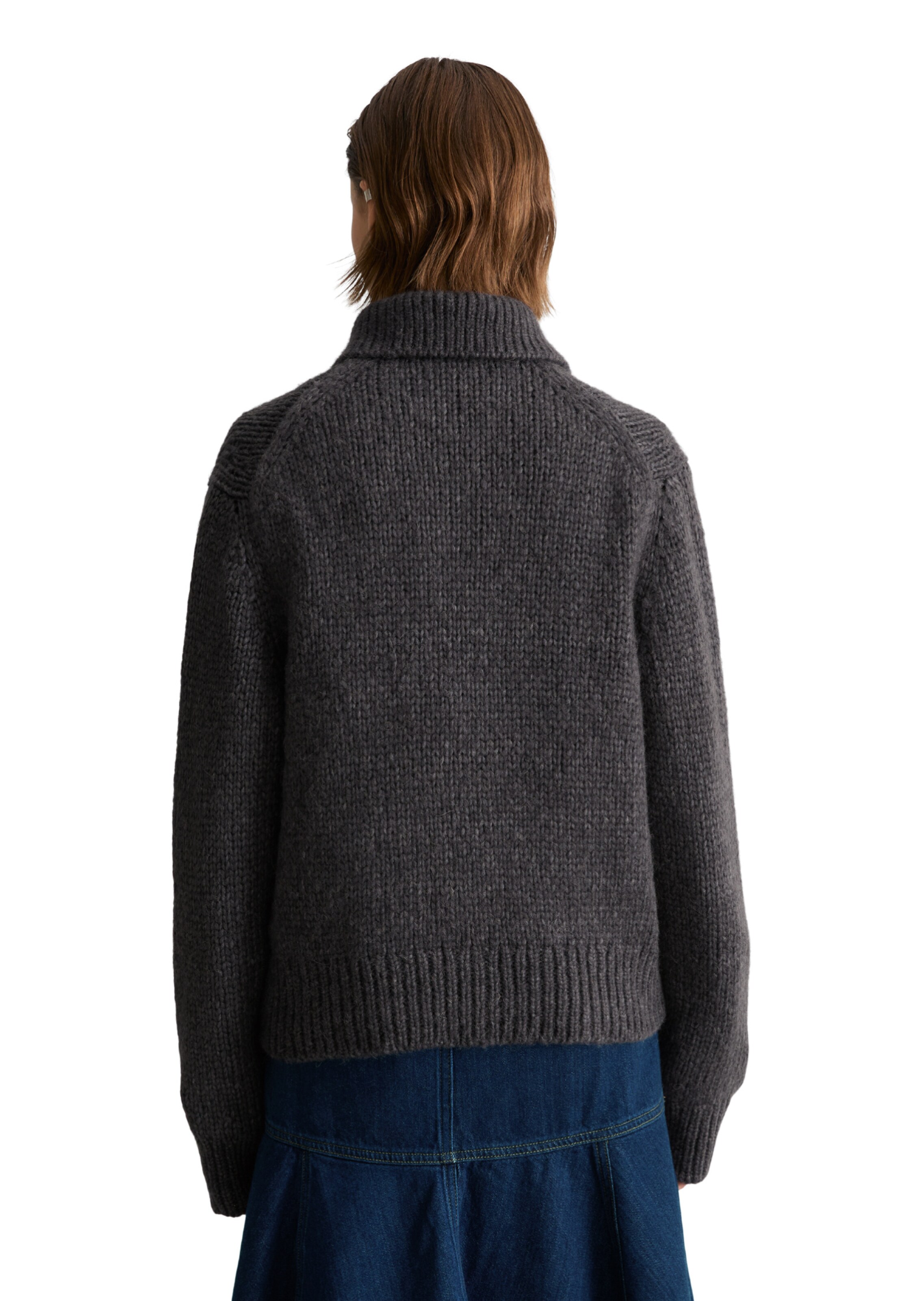Marc O'Polo DENIM Gebreid vest in Grijs