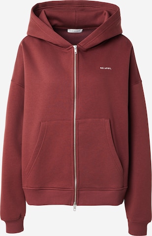 Veste de survêtement OH APRIL en rouge : devant