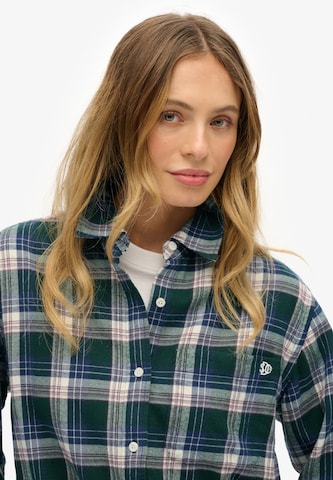 Chemisier Superdry en bleu