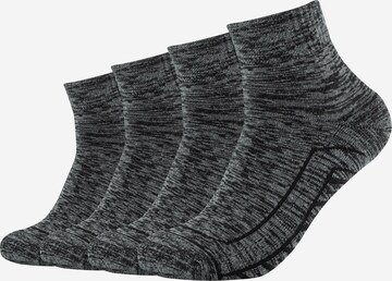 SKECHERS Socks 'Cushioned Quarter' in Grey: front