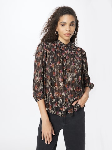 sessun Blouse 'LYLEE' in Zwart: voorkant