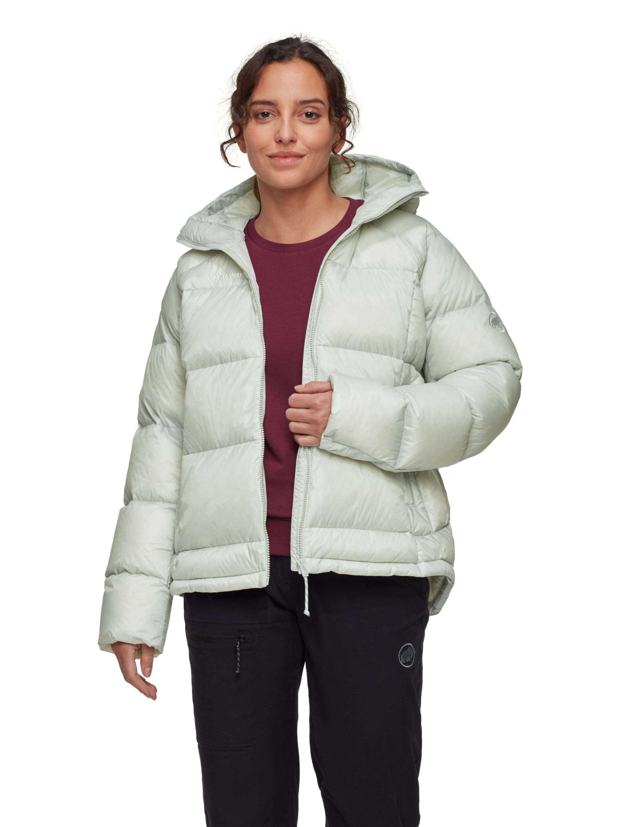 MAMMUT Outdoor Jacket 'Glacier Glow IN' in Green: front