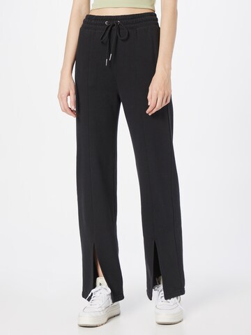 Wide leg Pantaloni di Abercrombie & Fitch in nero: frontale