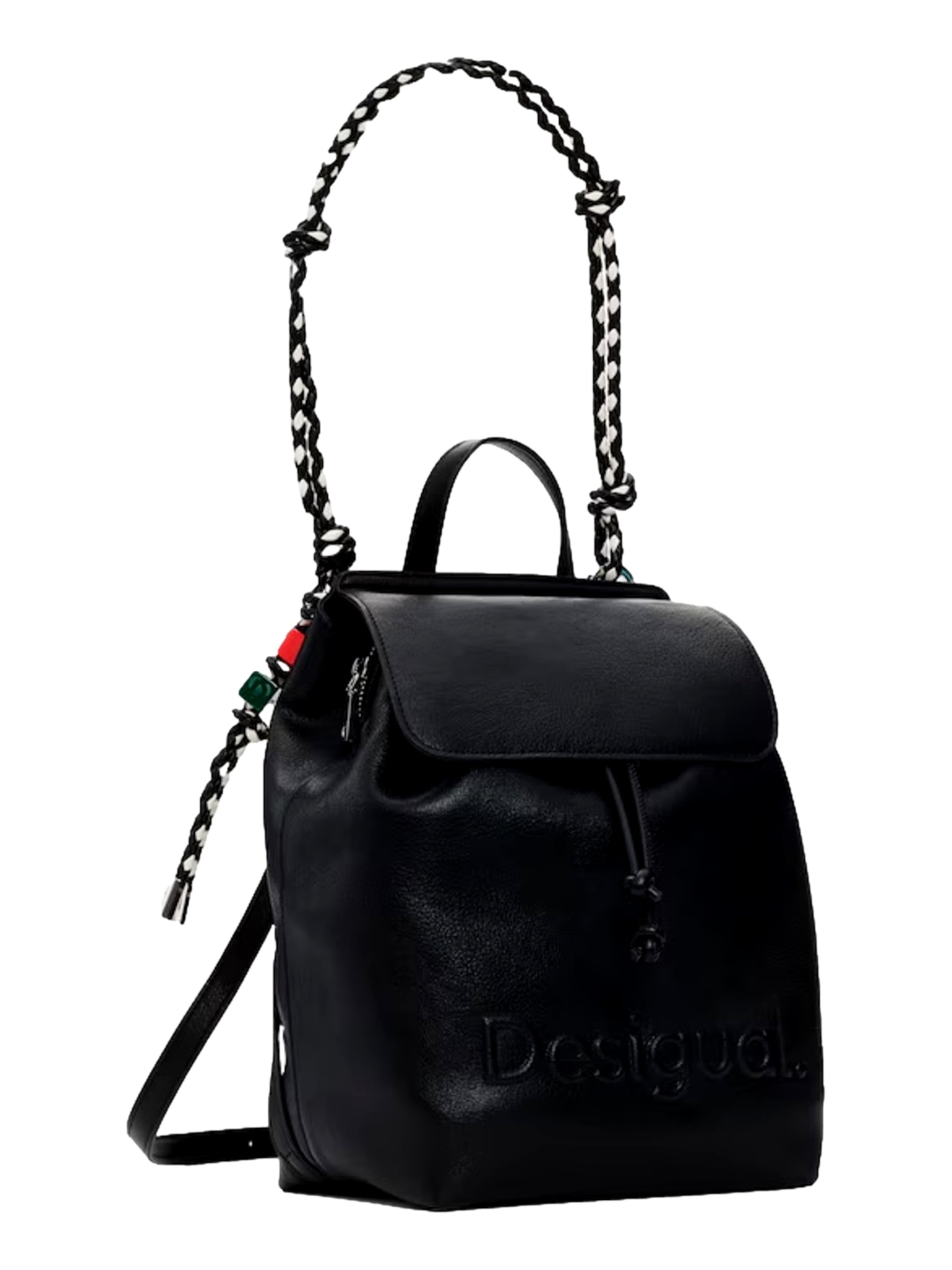 Desigual Rucksack 'Half Logo Luena Mini' in Schwarz