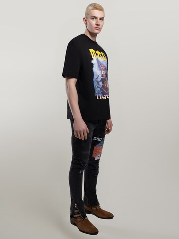 MAD TIGERS Shirt 'Dark Oceans' in Black