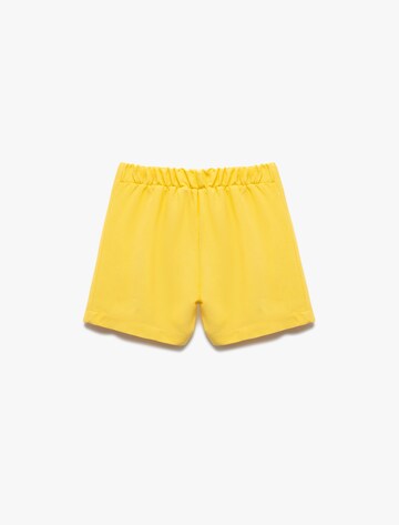 Koton Regular Trousers in Yellow