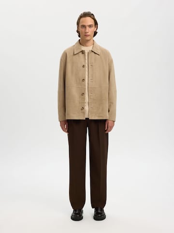 Veste mi-saison SELECTED en gris