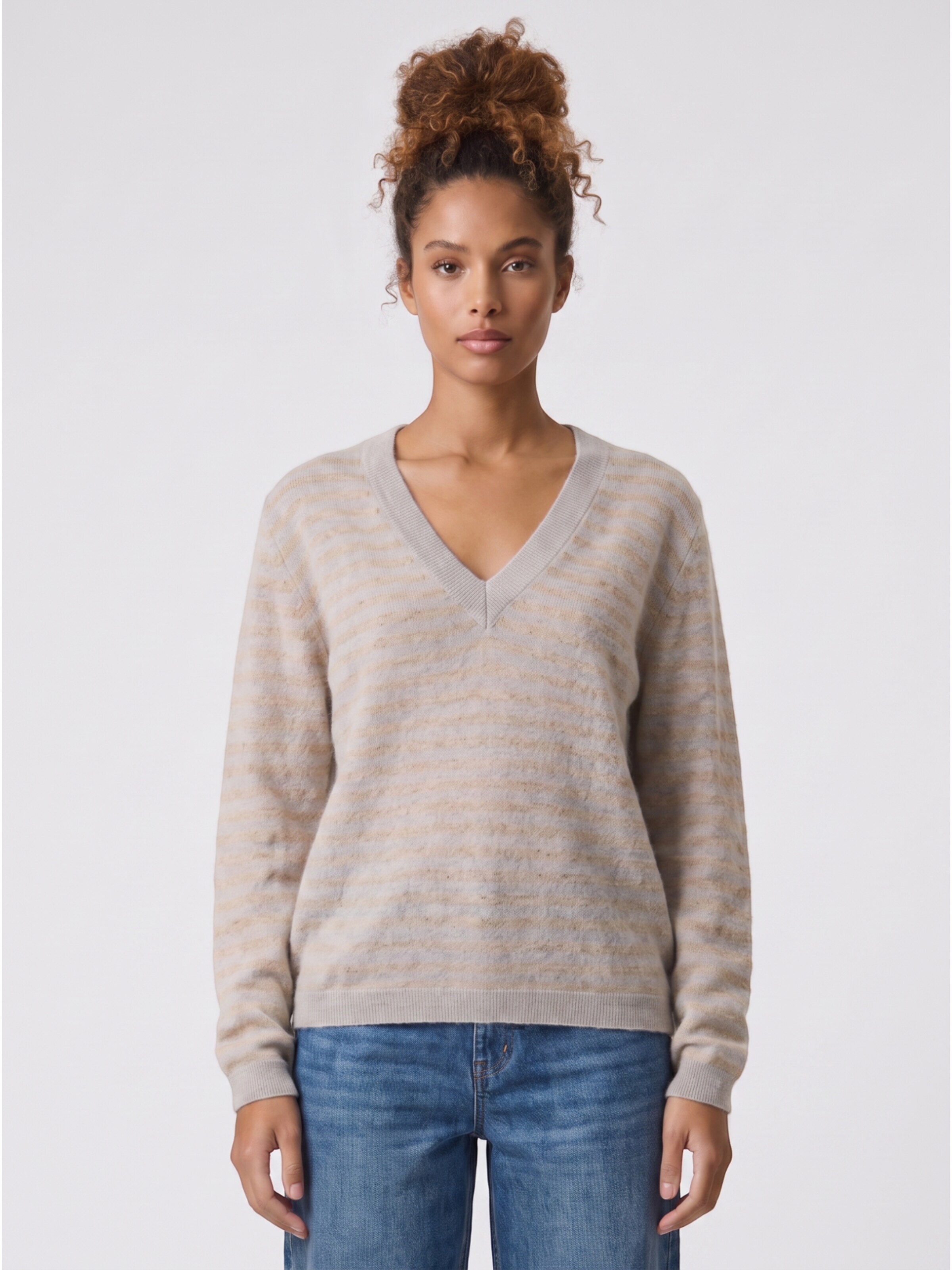 americandreams Pullover 'Christy Cashmere'‌‌‌‌‌‌‌‌‌ in Grau