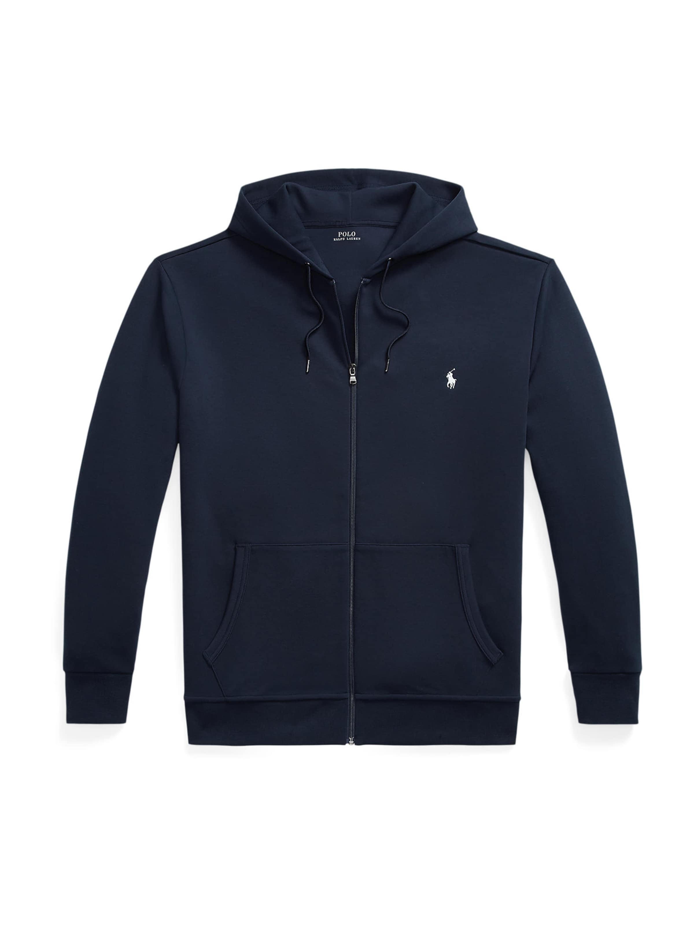 Polo Ralph Lauren Big & Tall - Casaco em moletão em azul: frente