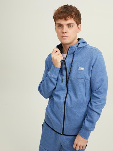 JACK & JONES - Sudadera con cremallera 'Air' en azul