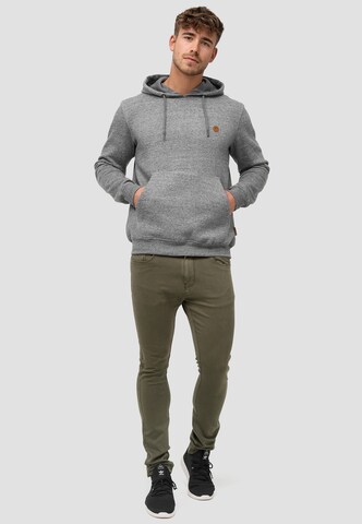 INDICODE JEANS Sweatshirt in Grau