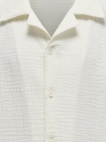 Only & Sons Regular fit Button Up Shirt 'OSJKyle' in Grey