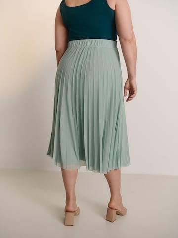 Guido Maria Kretschmer Curvy - Falda 'Astrid' en verde