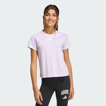 T-Shirt fonctionnel 'Essentials' ADIDAS PERFORMANCE en violet : devant