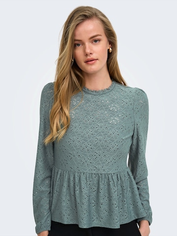 ONLY Blouse 'ONLSMILLA' in Groen: voorkant