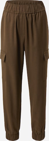 Guido Maria Kretschmer Women Tapered Cargo Pants 'Raven' in Brown: front