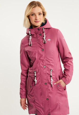 Manteau fonctionnel 'Altiplano' Schmuddelwedda en rose : devant